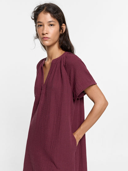Plain Dress With 100% Cotton