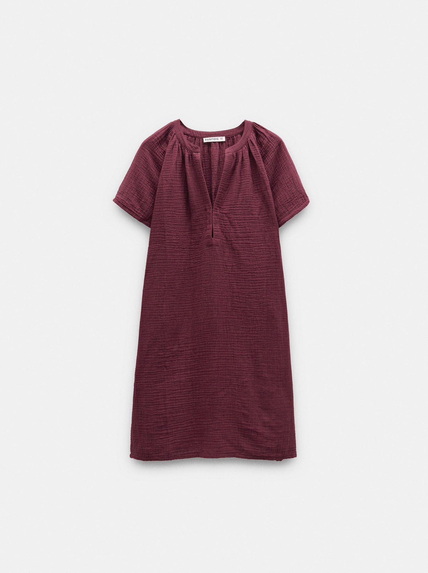 Plain Dress With 100% Cotton