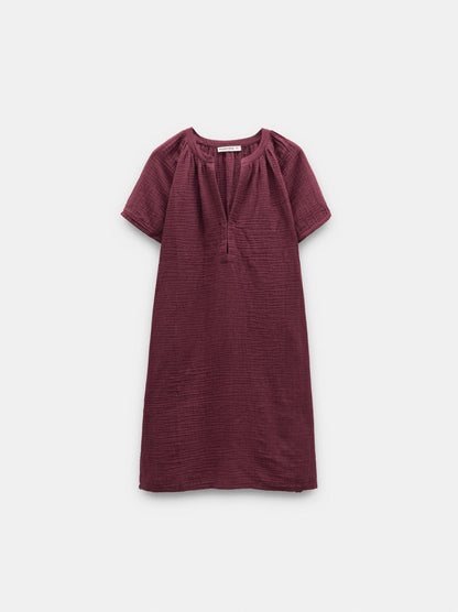 Plain Dress With 100% Cotton