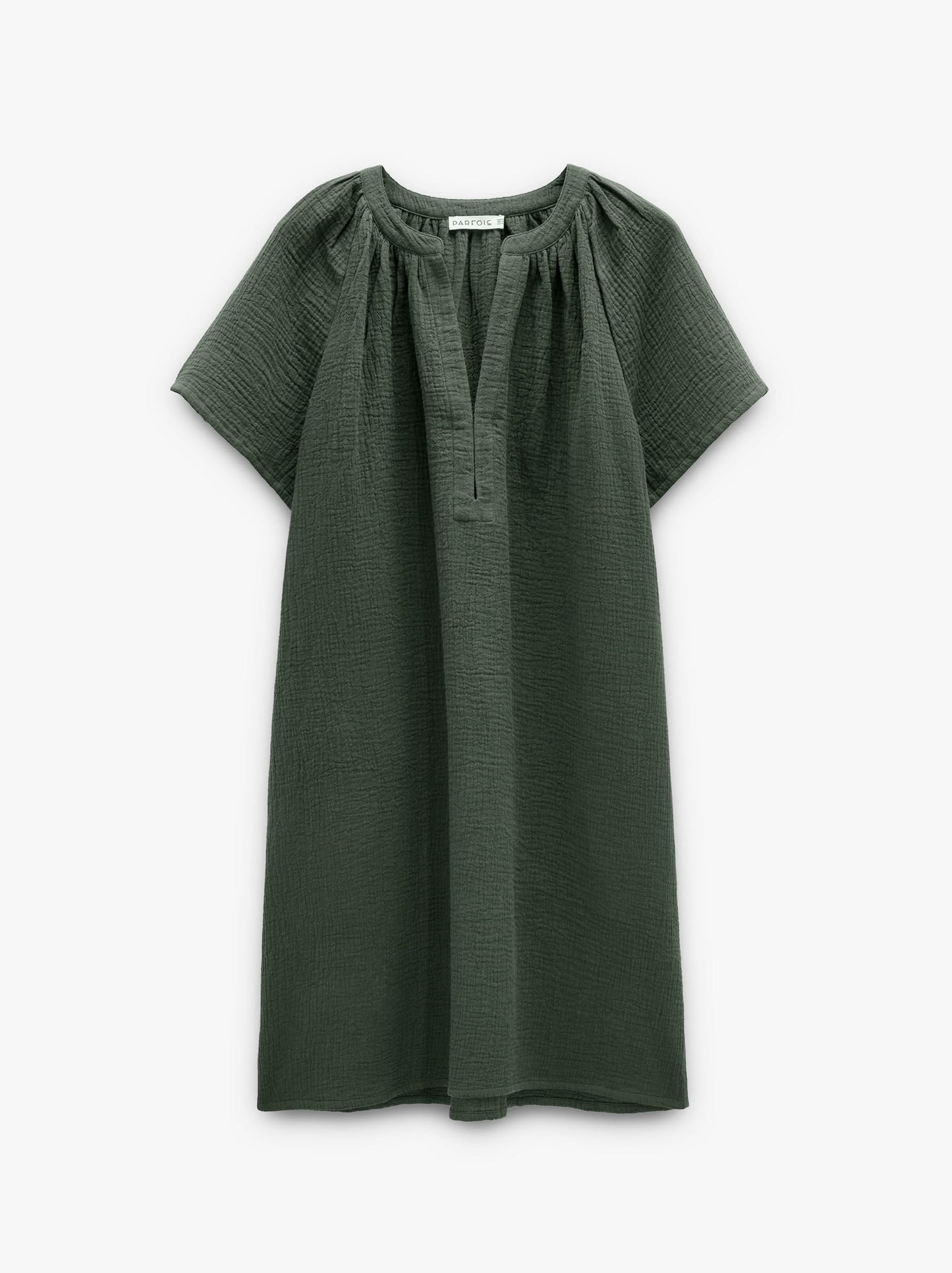 Plain Dress With 100% Cotton