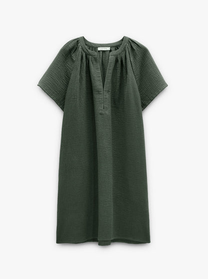 Plain Dress With 100% Cotton