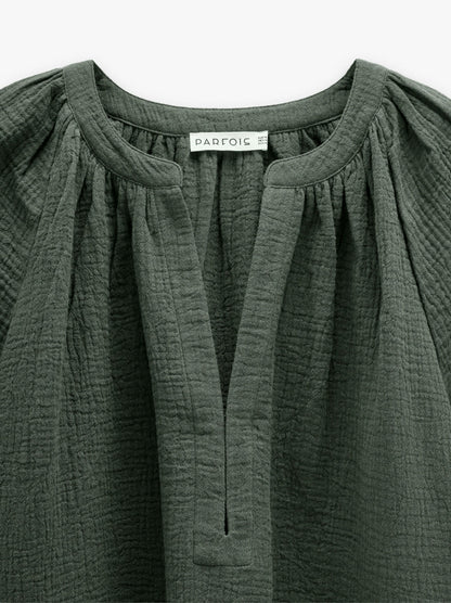 Plain Dress With 100% Cotton