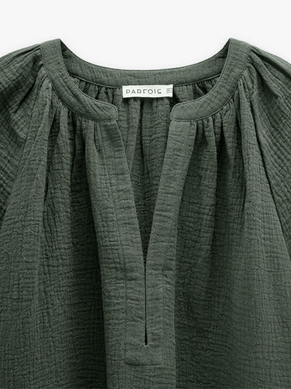 Plain Dress With 100% Cotton