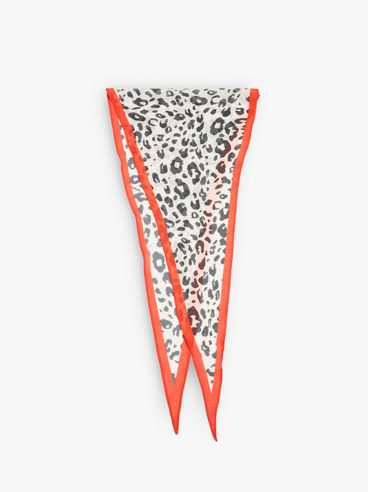 Printed Scarf With Silk