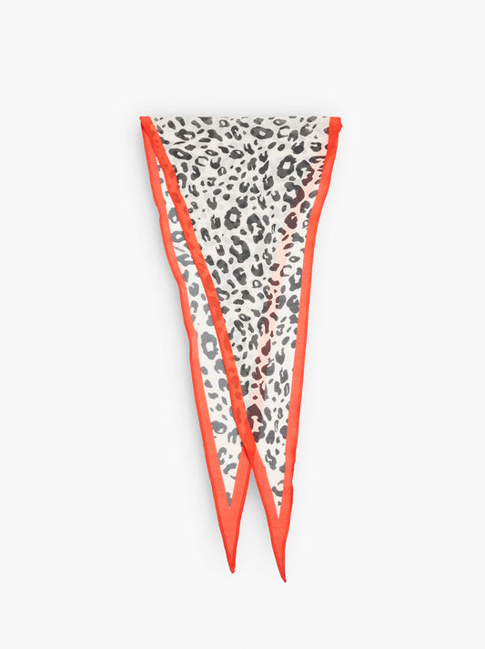 Printed Scarf With Silk