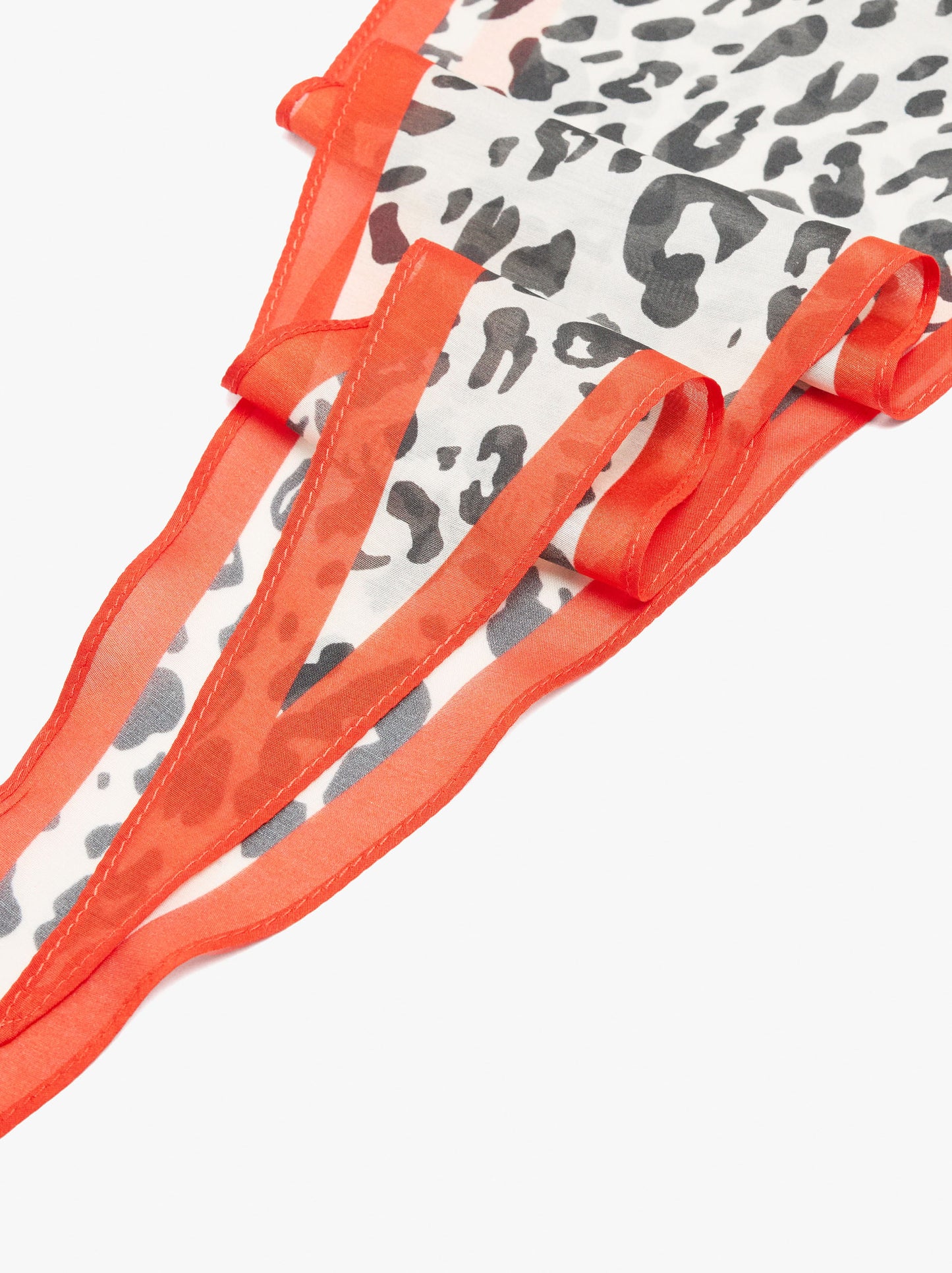 Printed Scarf With Silk