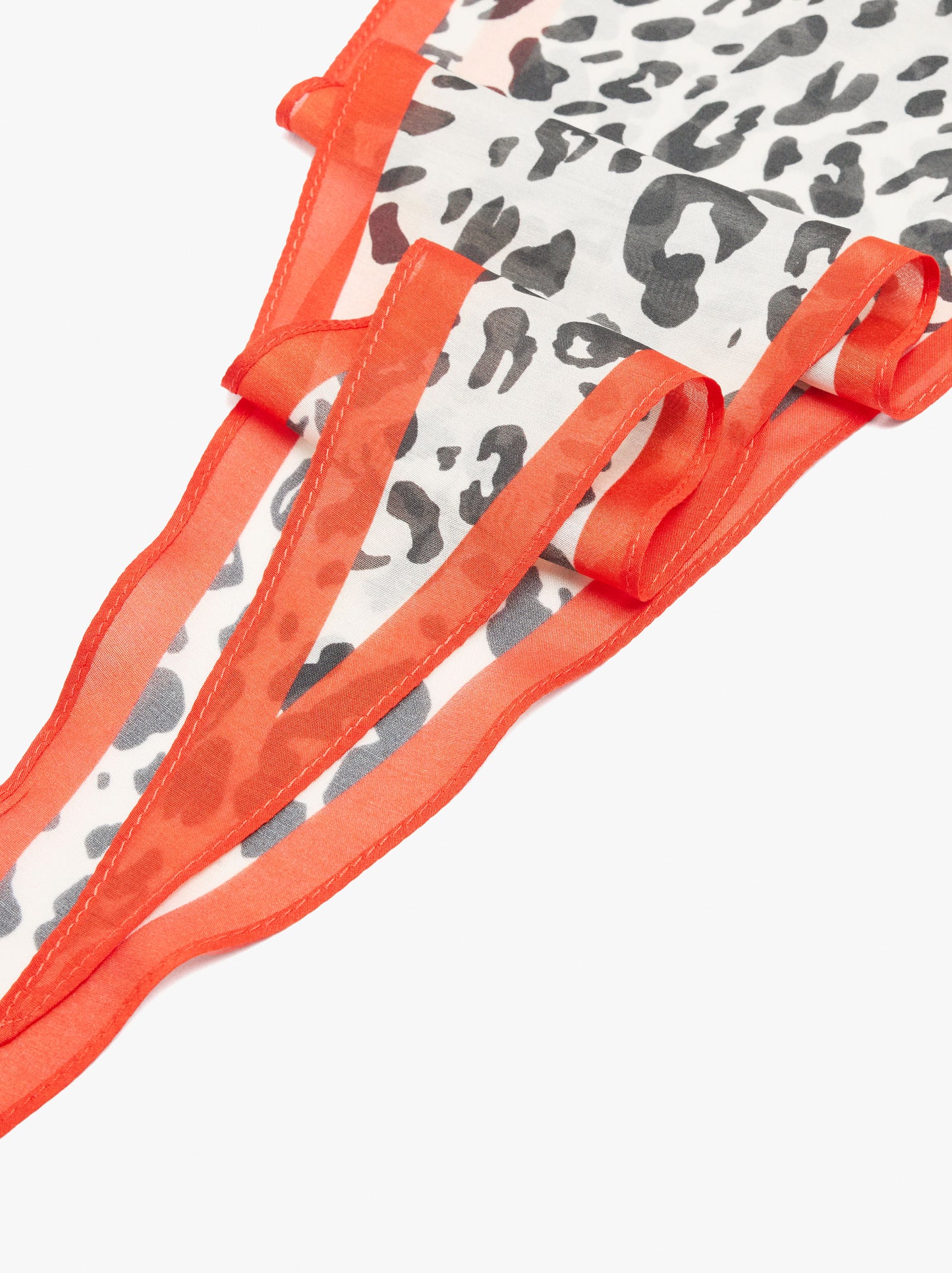 Printed Scarf With Silk