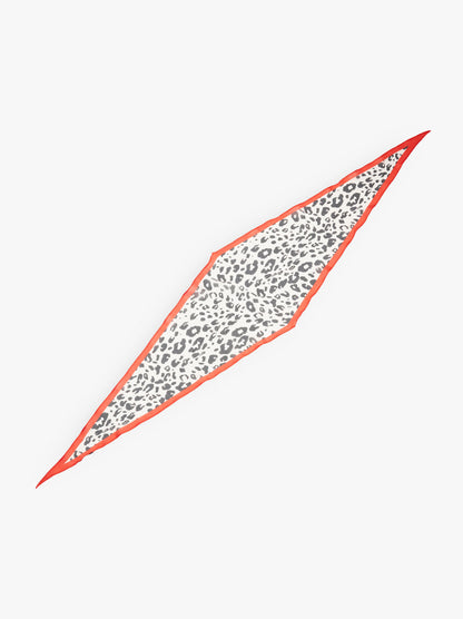 Printed Scarf With Silk