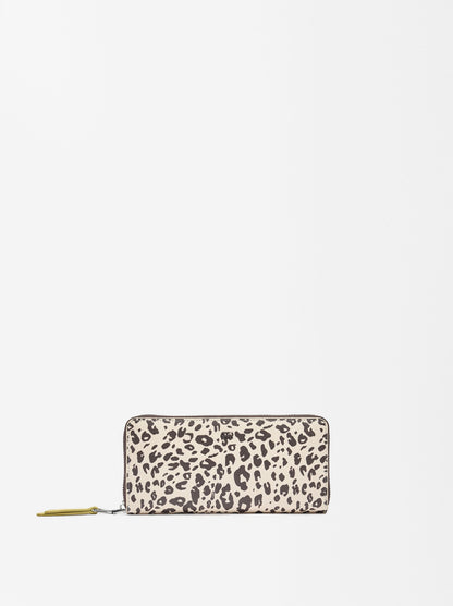 Wallet With Animal Printed L