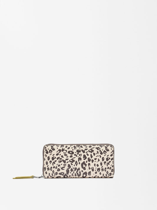 Wallet With Animal Printed L
