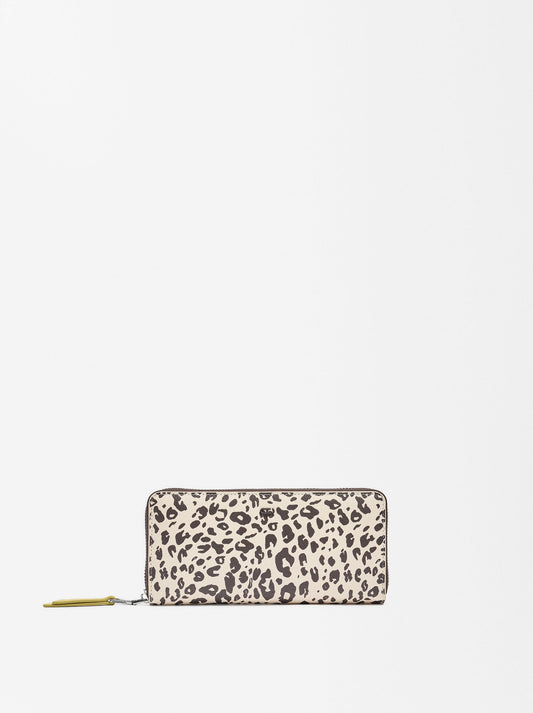 Wallet With Animal Printed L