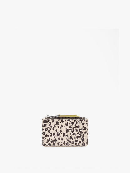 Card Holder With Printed Animal Pattern