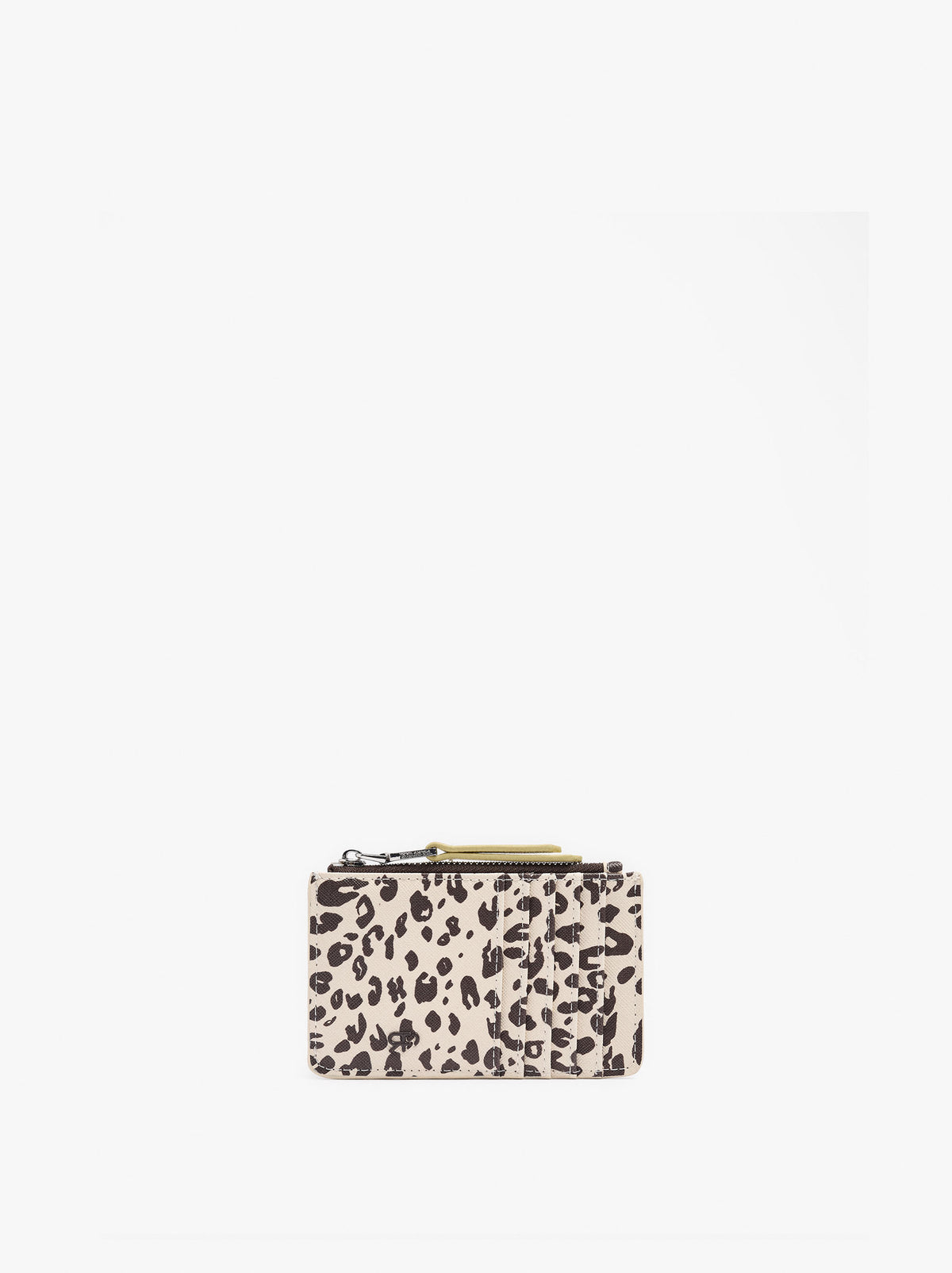 Card Holder With Printed Animal Pattern