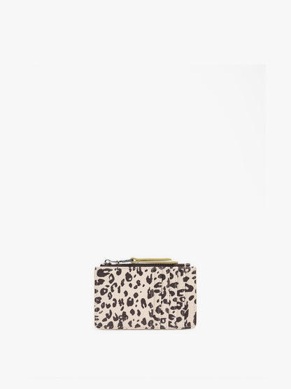 Card Holder With Printed Animal Pattern