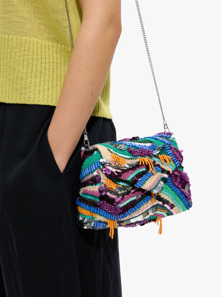 Party Bag With Beads And Sequins
