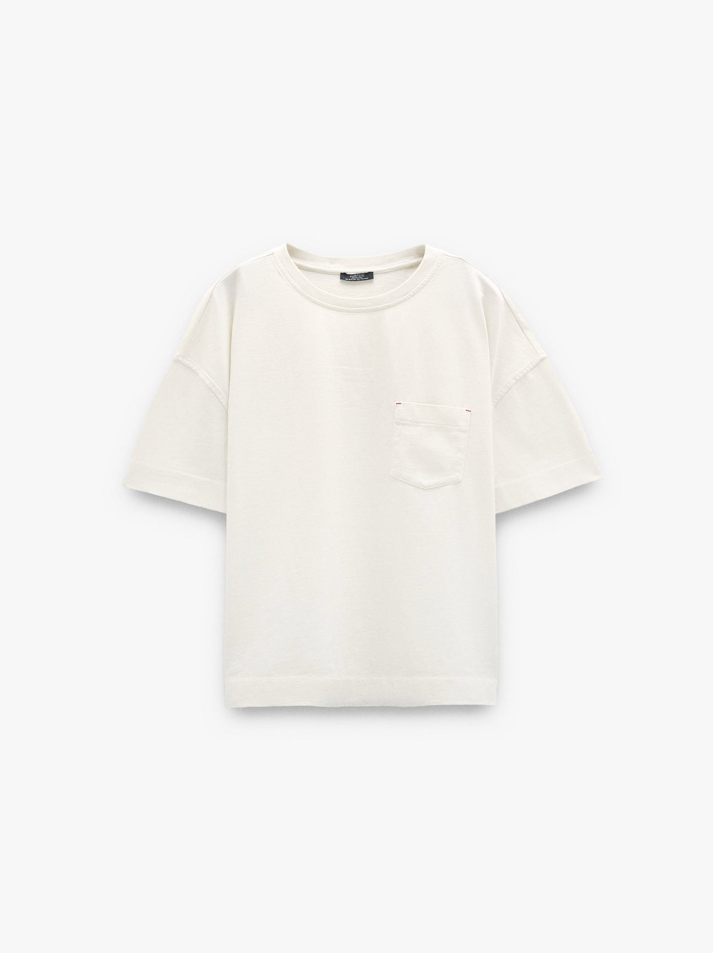 Plain Cotton T-Shirt With Pocket