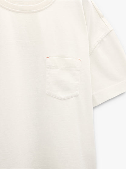 Plain Cotton T-Shirt With Pocket