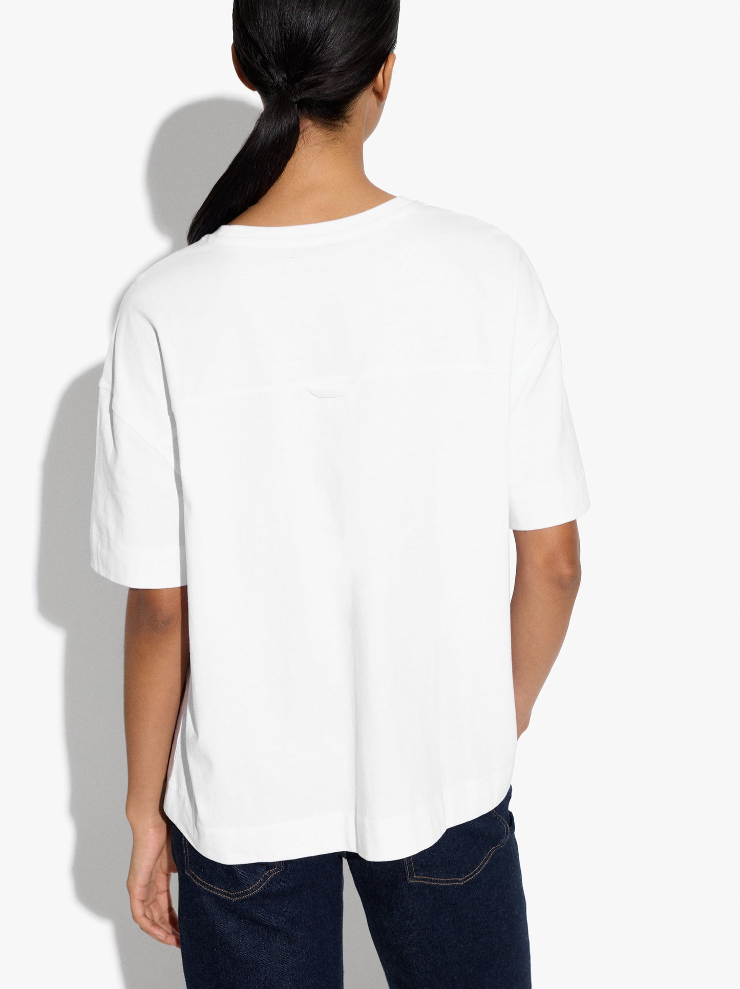 Plain Cotton T-Shirt With Pocket