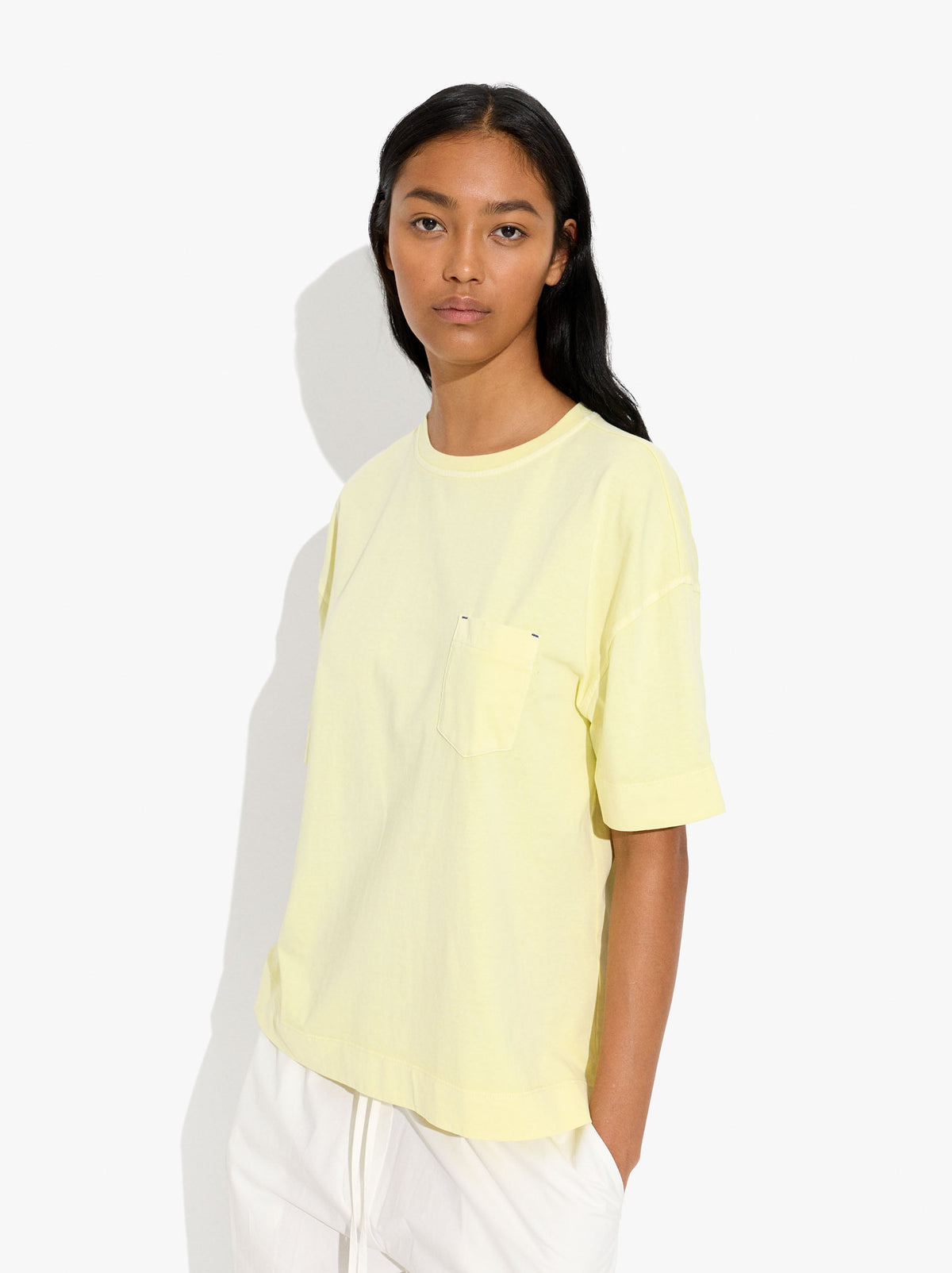 Plain Cotton T-Shirt With Pocket