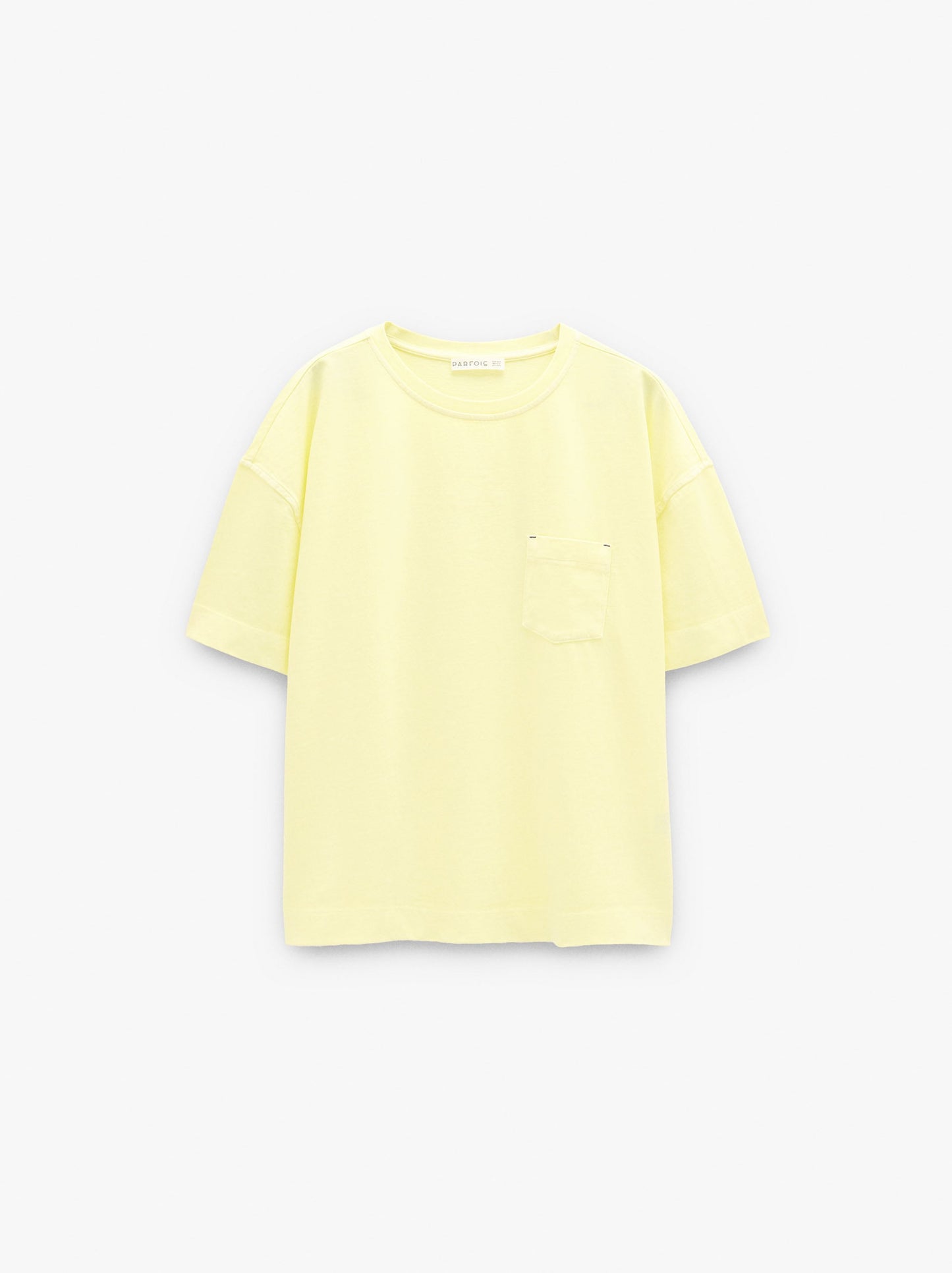 Plain Cotton T-Shirt With Pocket