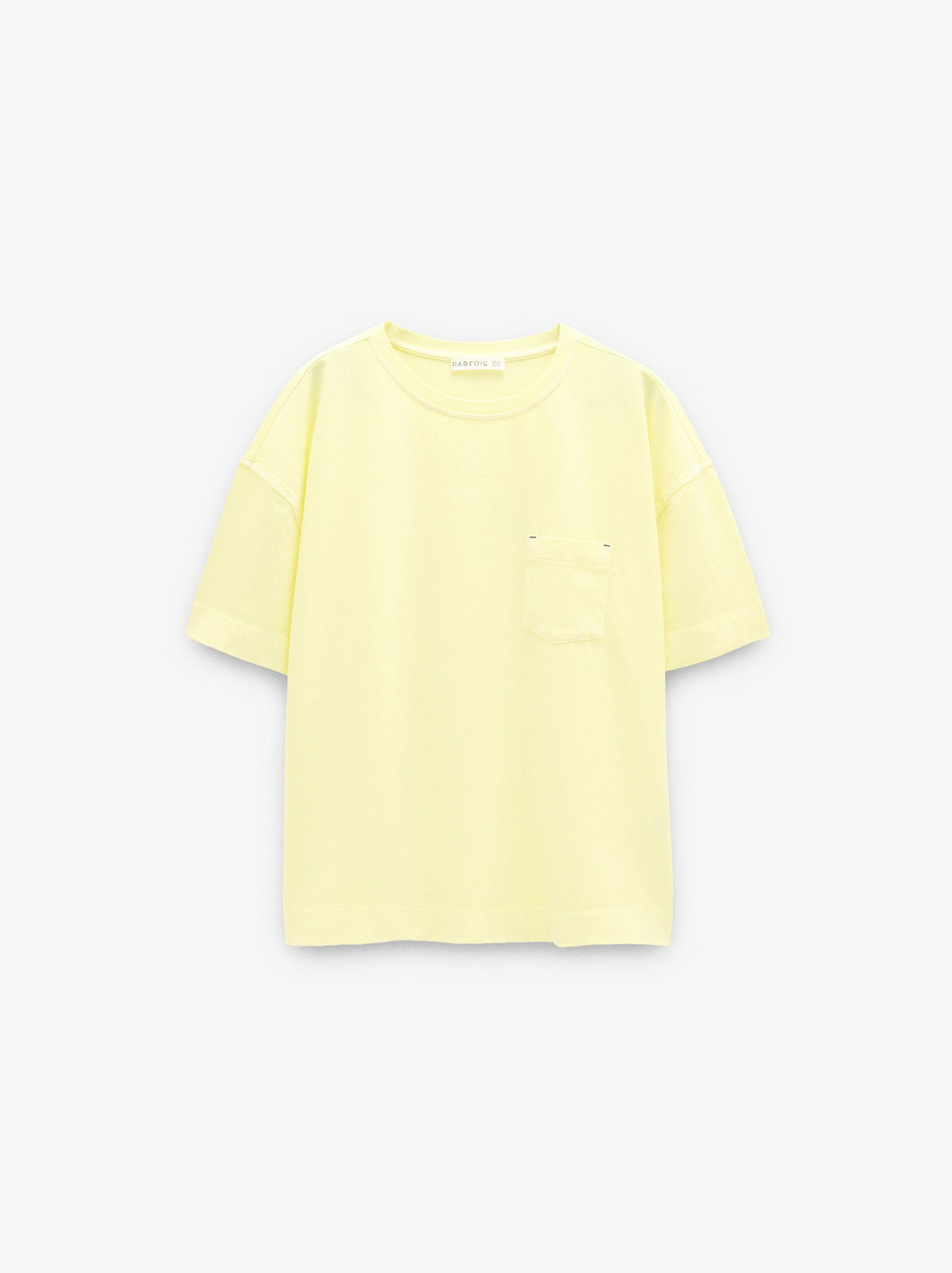 Plain Cotton T-Shirt With Pocket