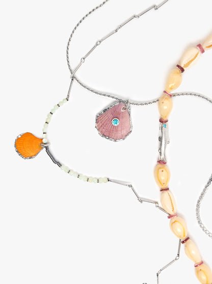 Set Of Necklaces With Stones
