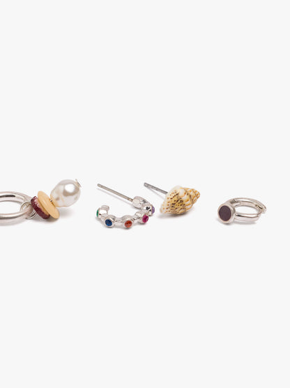 Set Of Earrings With Shells