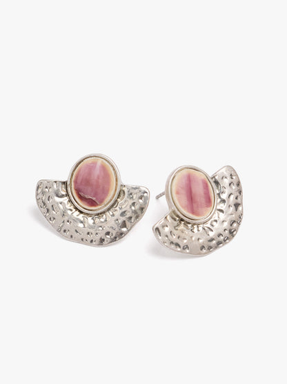 Fan Earrings With Shells