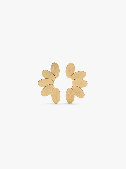 Half-Flower Earrings