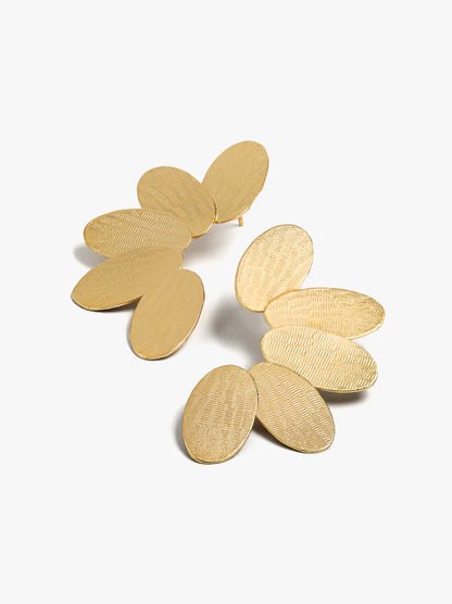 Half-Flower Earrings