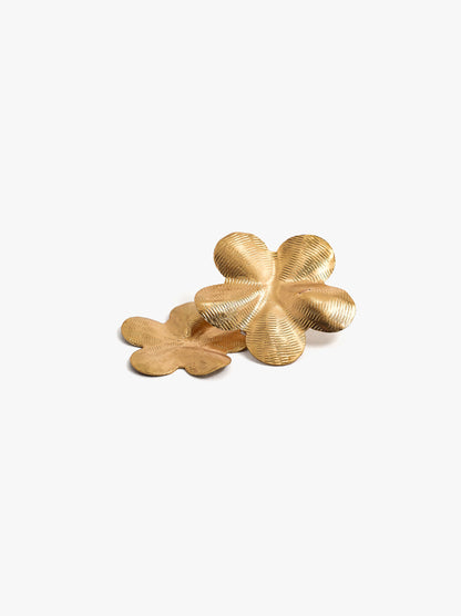 Earrings With Double Flowers