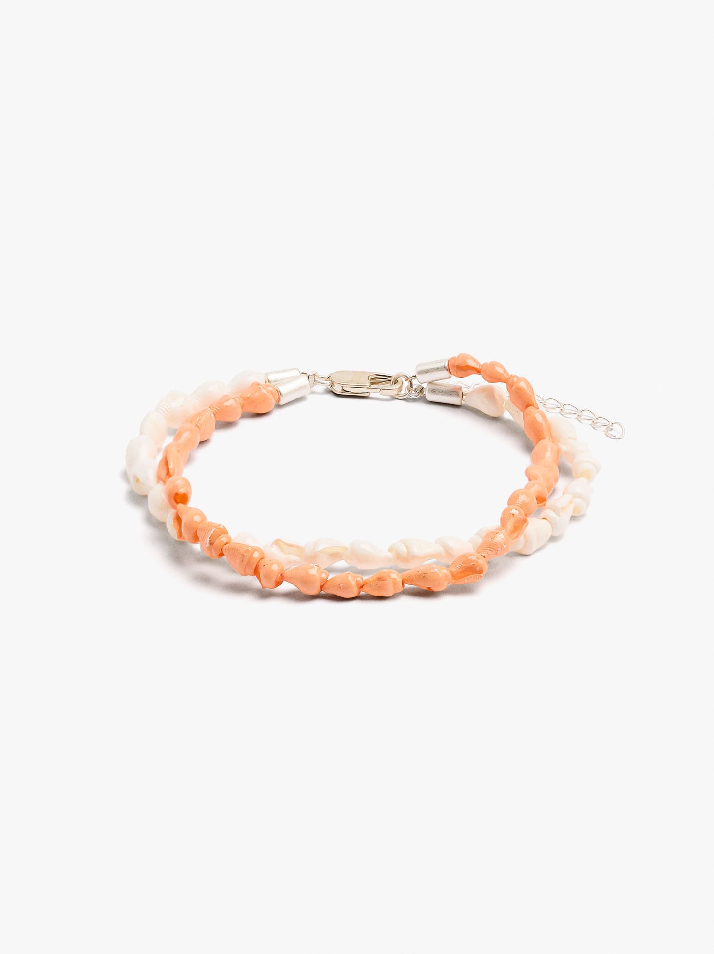 Double Ankle Bracelet With Shells