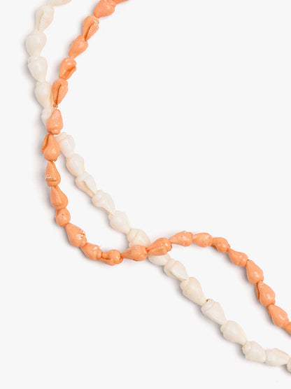 Double Ankle Bracelet With Shells