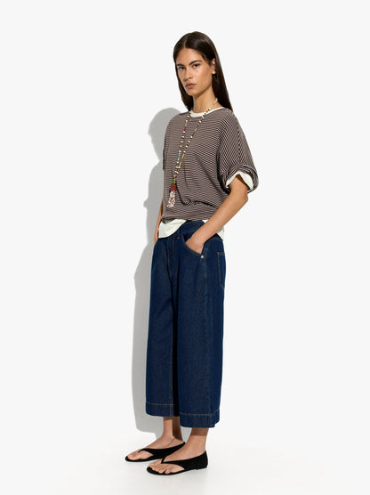 Cropped Jeans With 100% Cotton
