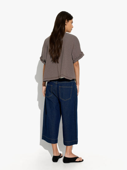 Cropped Jeans With 100% Cotton