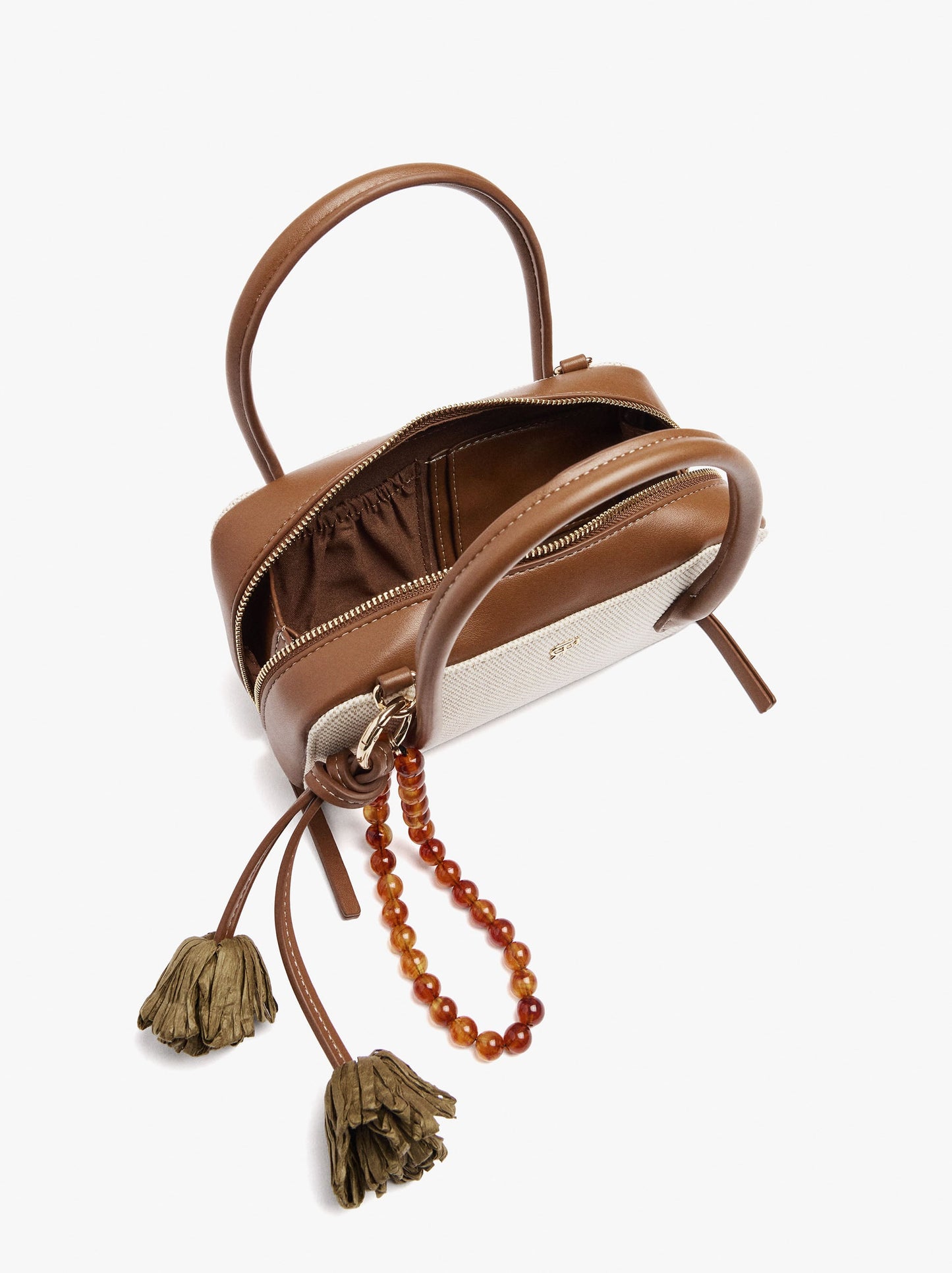 Mini Bag With Fabric And Handle