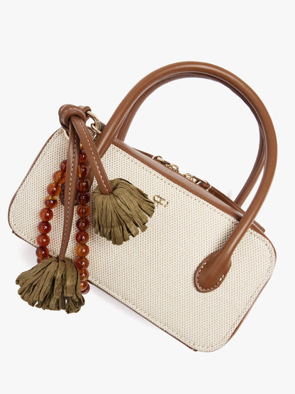 Mini Bag With Fabric And Handle