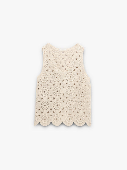 Crochet Knit Top
