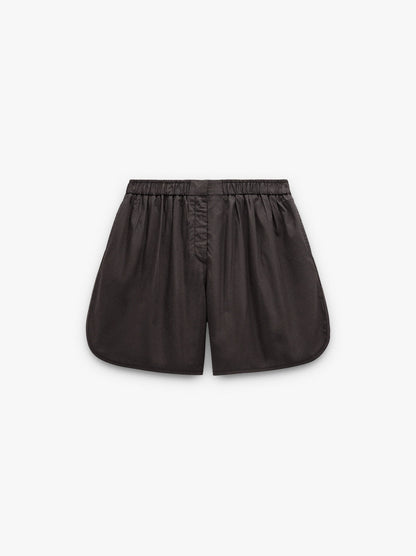 Shorts With A Silk And Cotton Blend