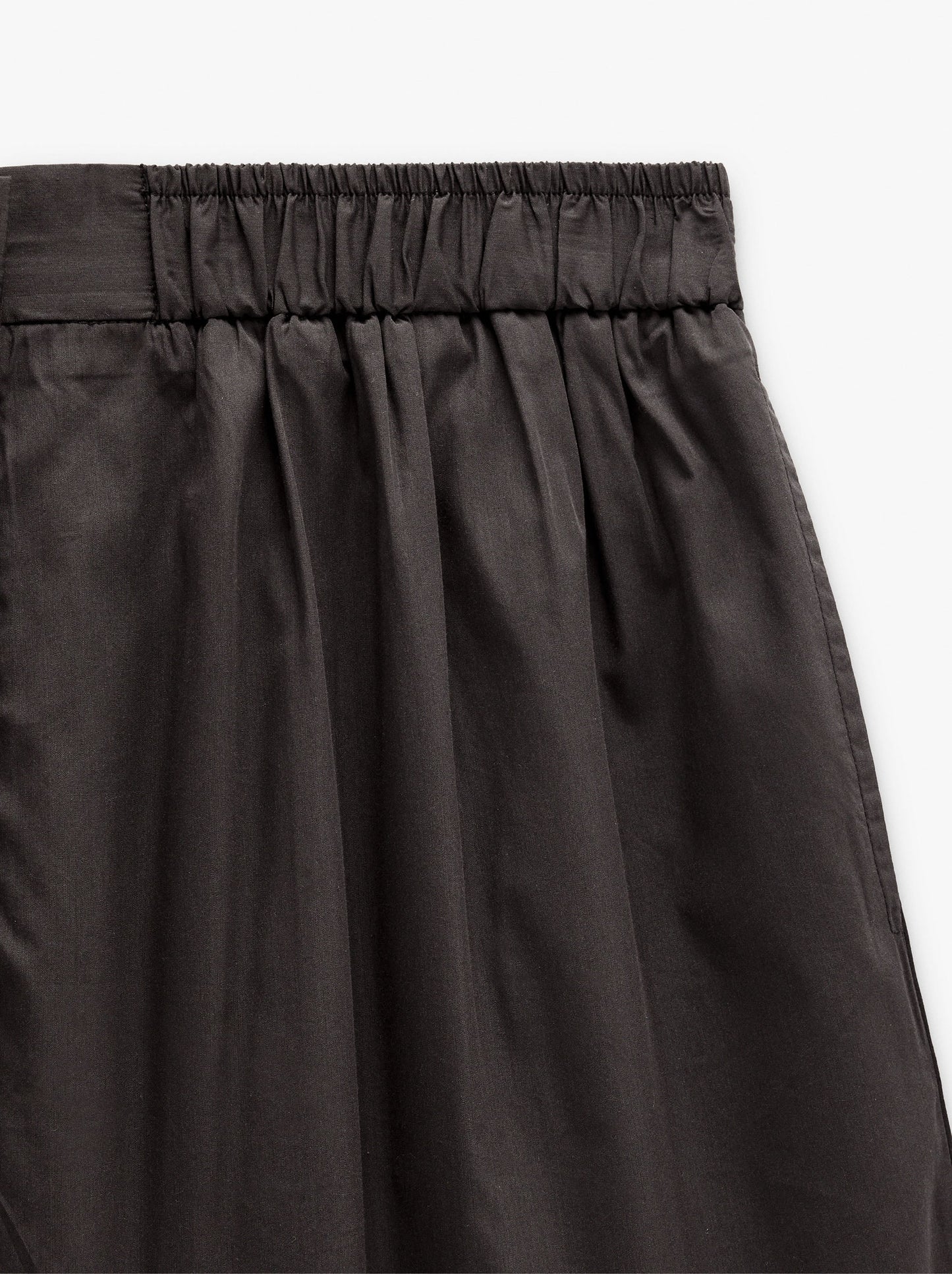 Shorts With A Silk And Cotton Blend