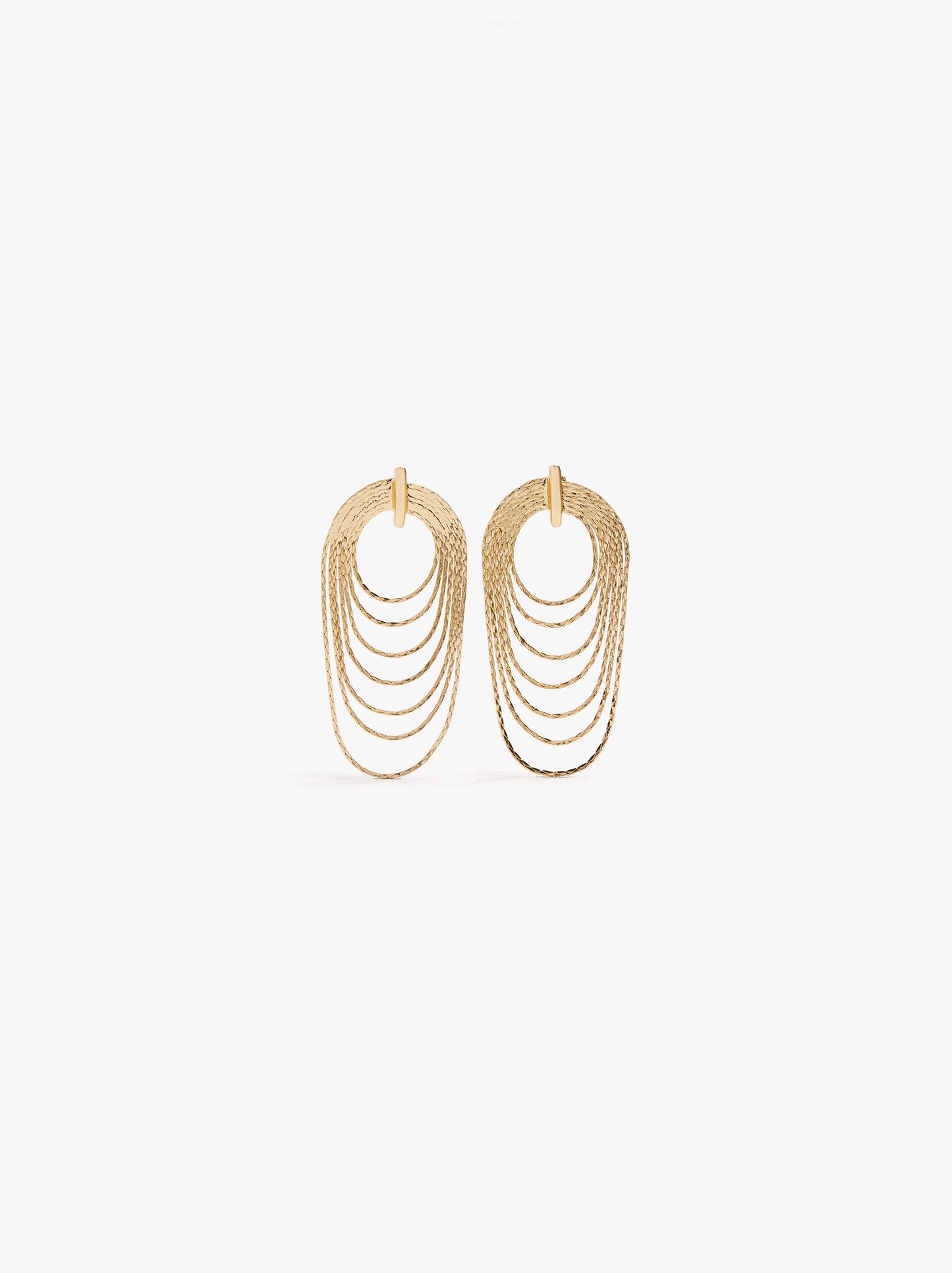 Long Earrings With Cascade Effect