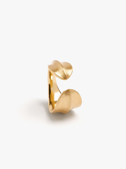 Open Ring With Embossed