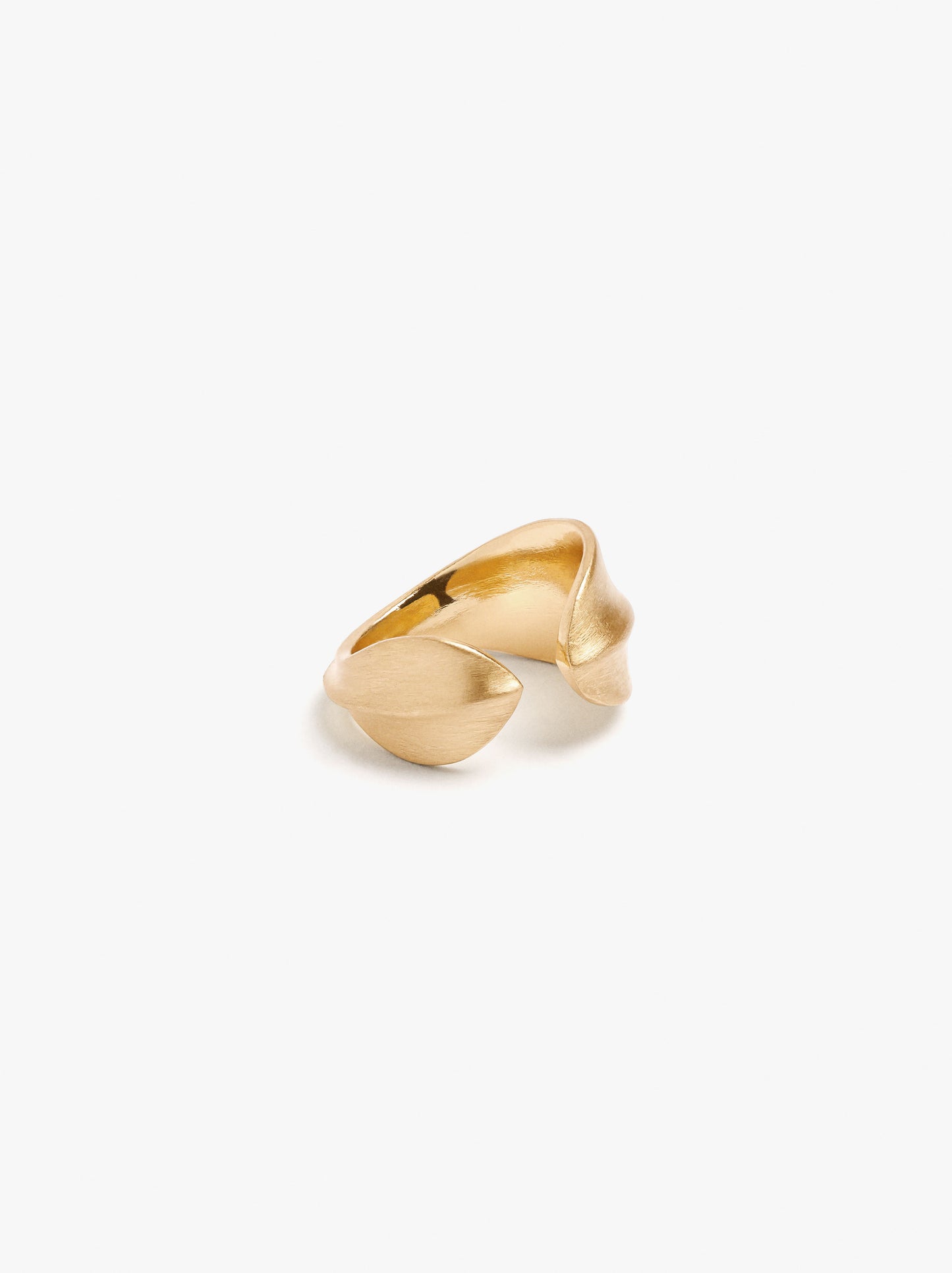 Open Ring With Embossed