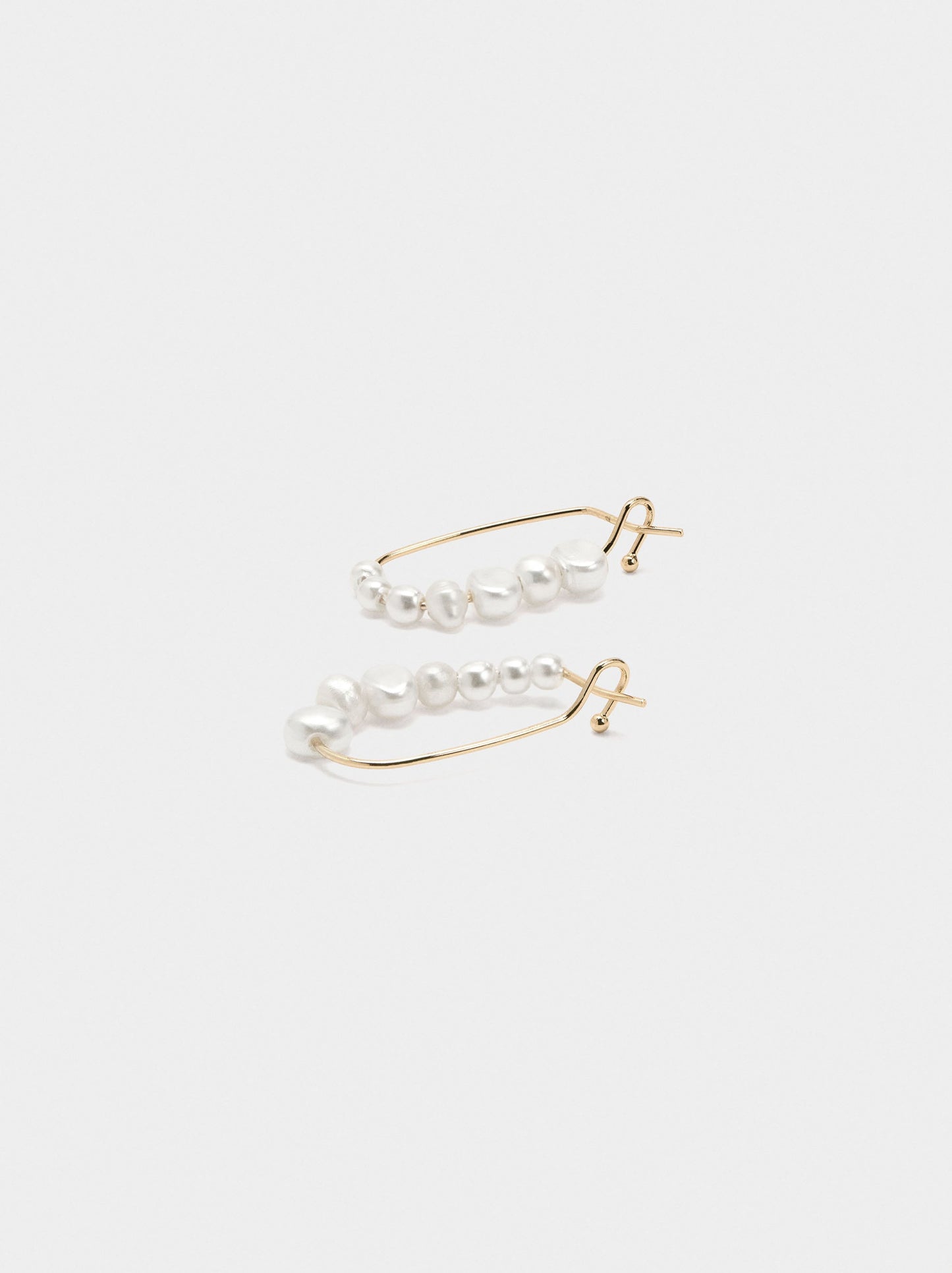 Long Earrings With Freshwater Pearls