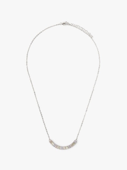 Short Necklace Multicolor Zirconia