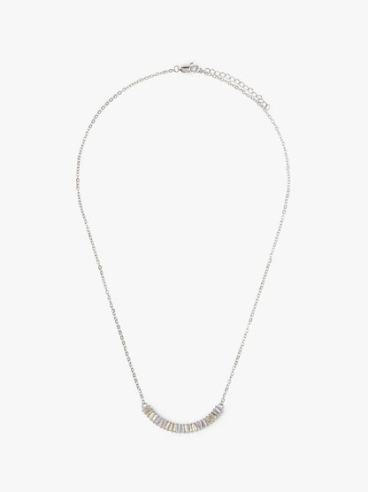 Short Necklace Multicolor Zirconia