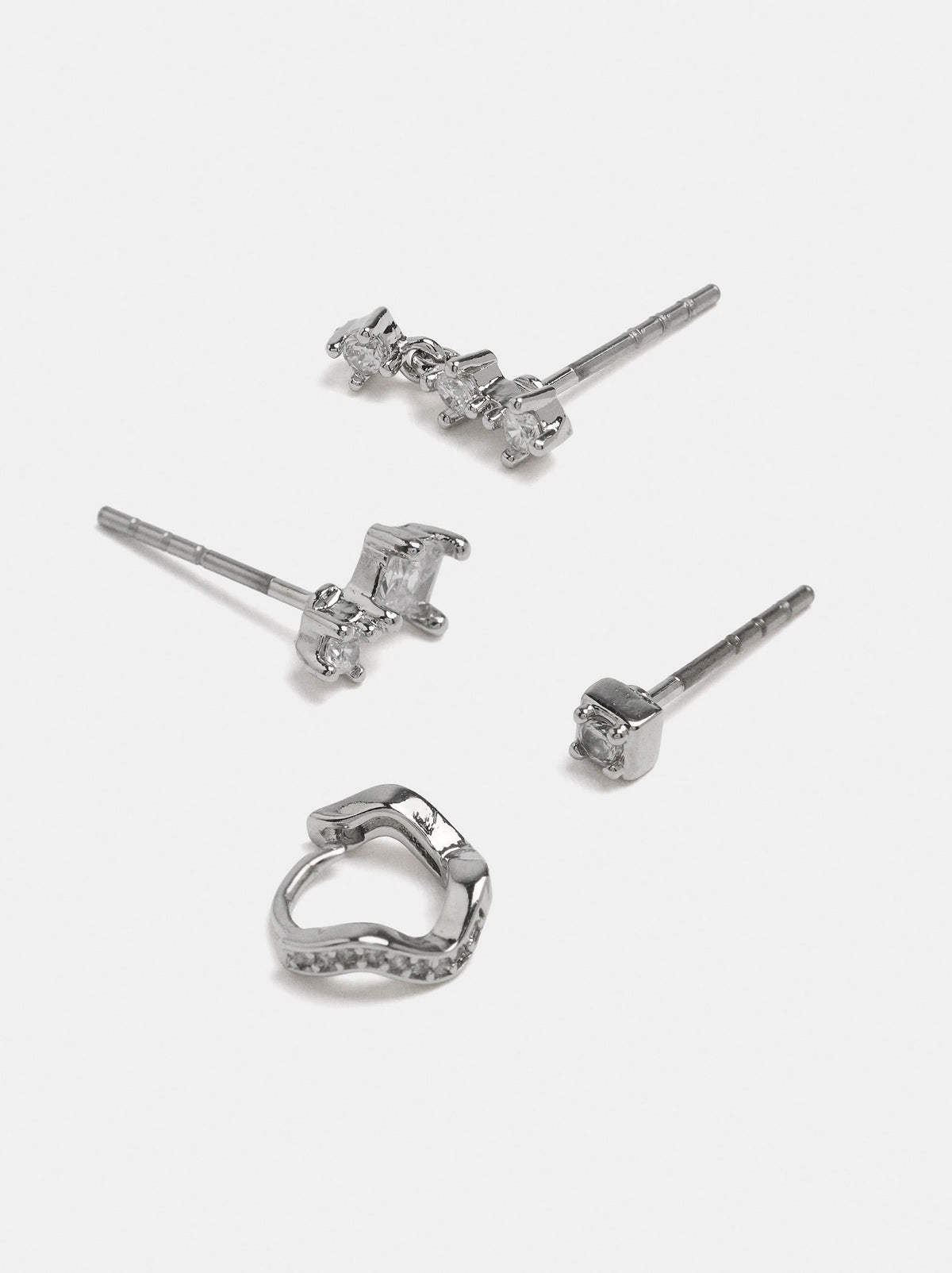 Set Of Earrings With Cubic Zirconia
