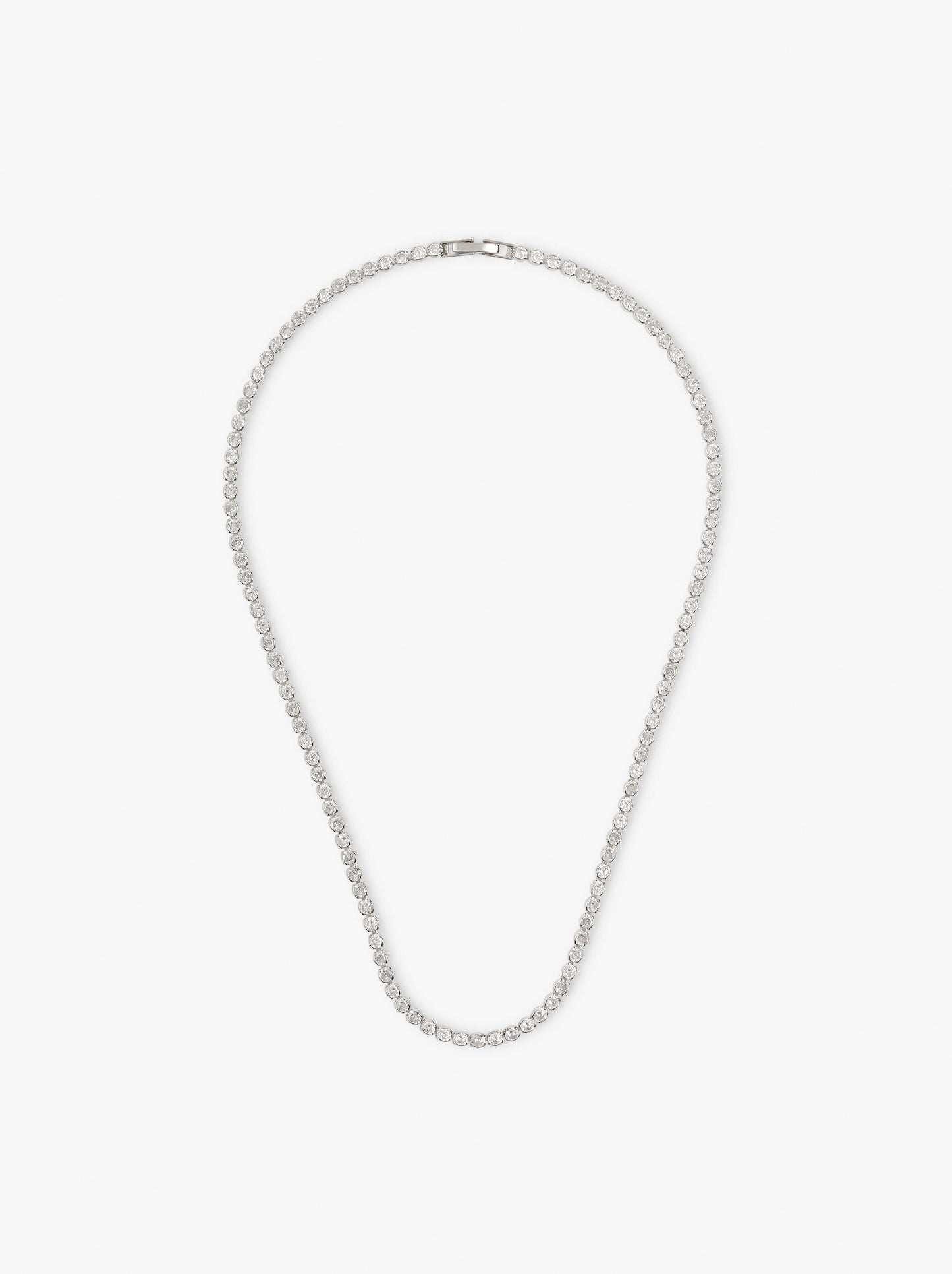 Set Necklace And Bracelet With Zirconia