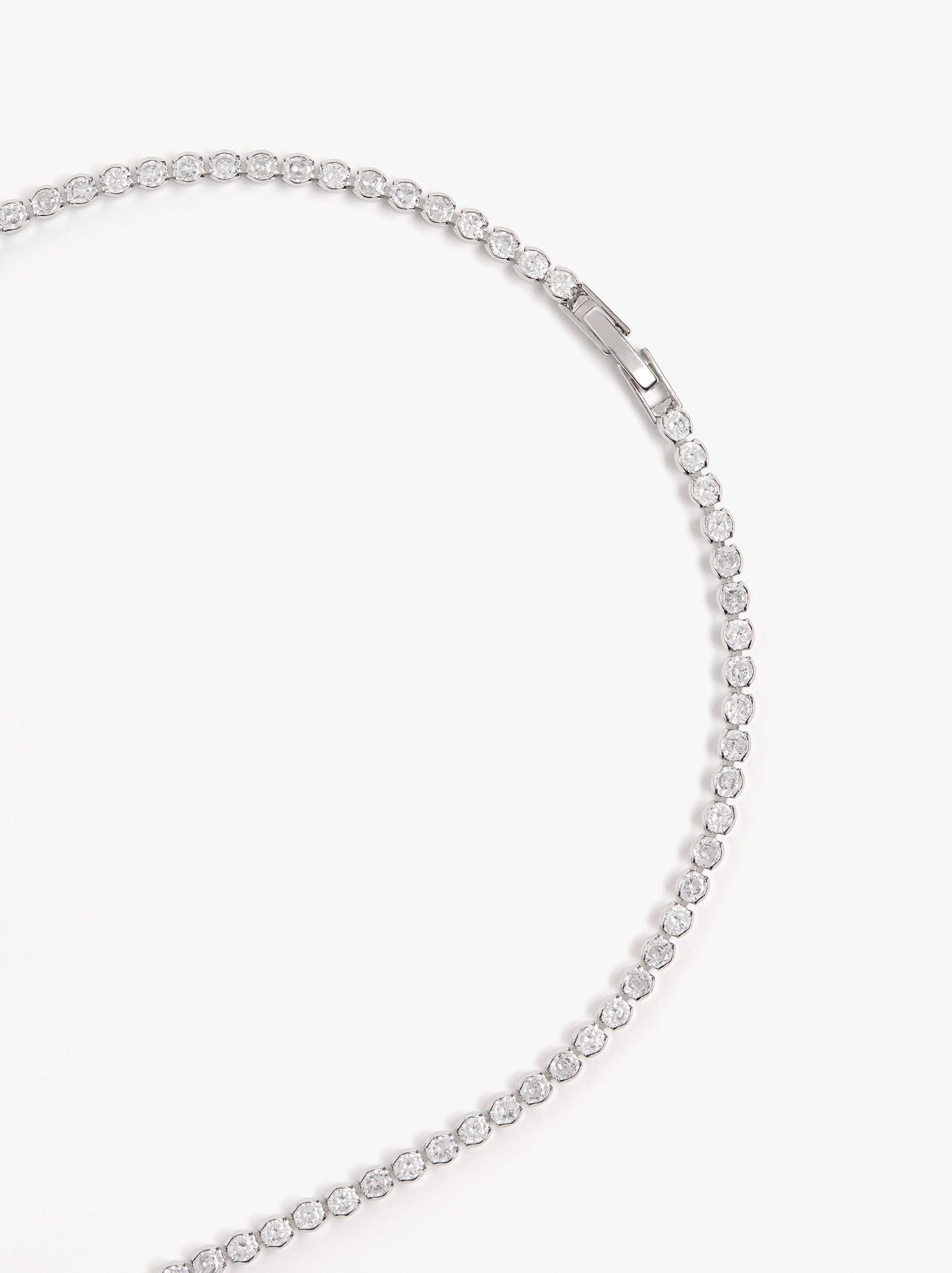 Set Necklace And Bracelet With Zirconia