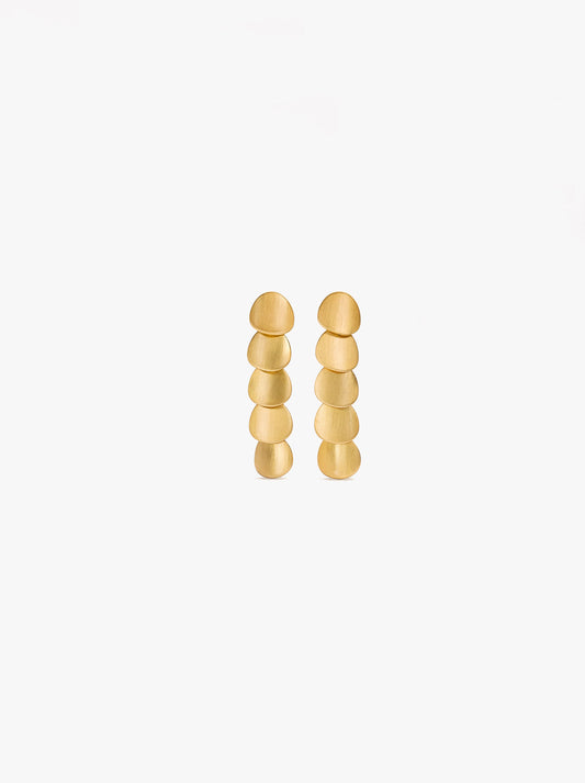 Long Earrings With Multiple Round Elements